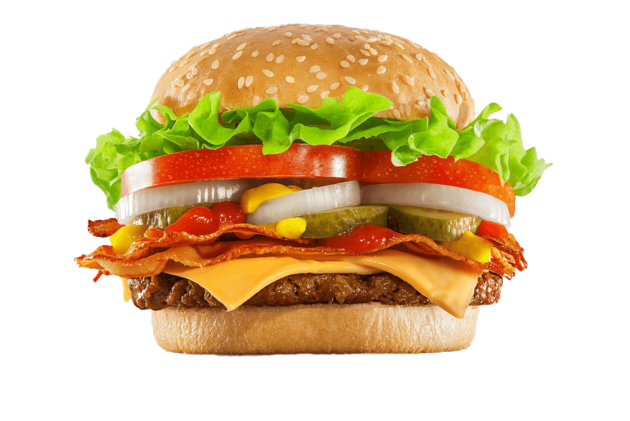 Junk Food Hamburger PNG Free Image