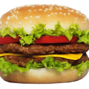 Junk Food Hamburger PNG Image