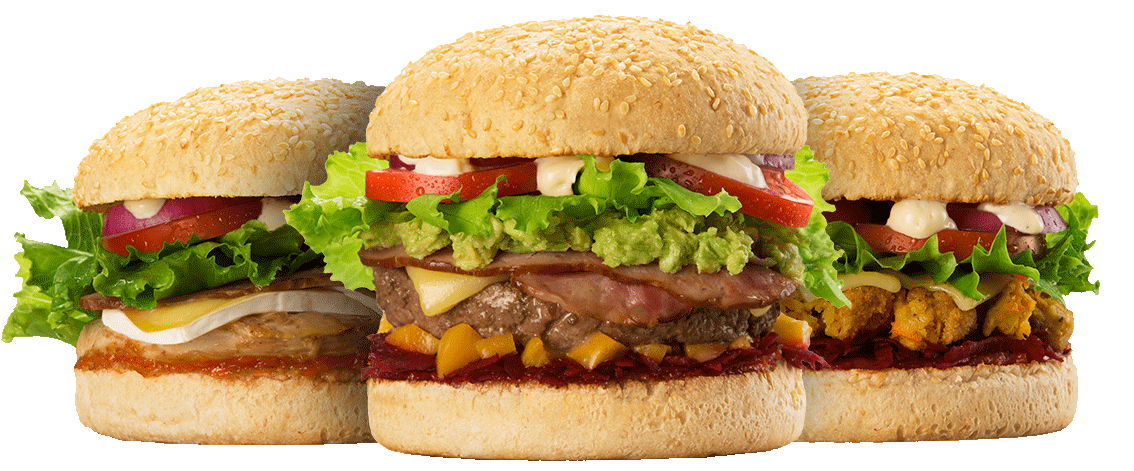 Нездоровая пища гамбургер PNG картина