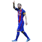 Rey del fútbol Lionel Messi PNG