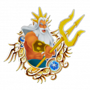 King Triton Trident PNG Image