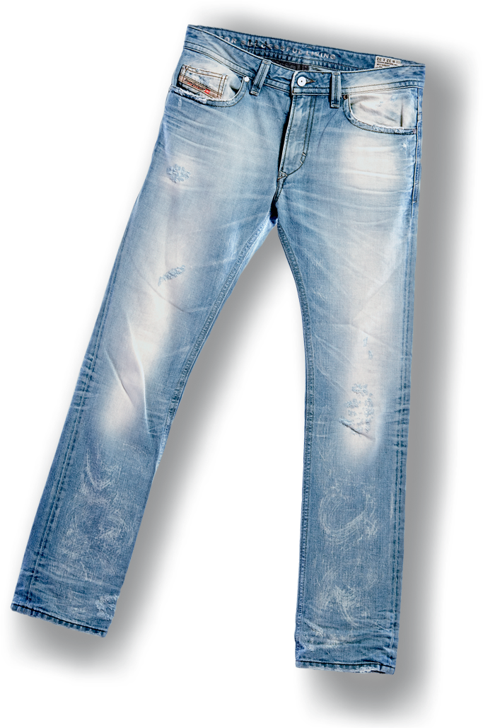 Светло -голубые мужские джинсы Png Picture
