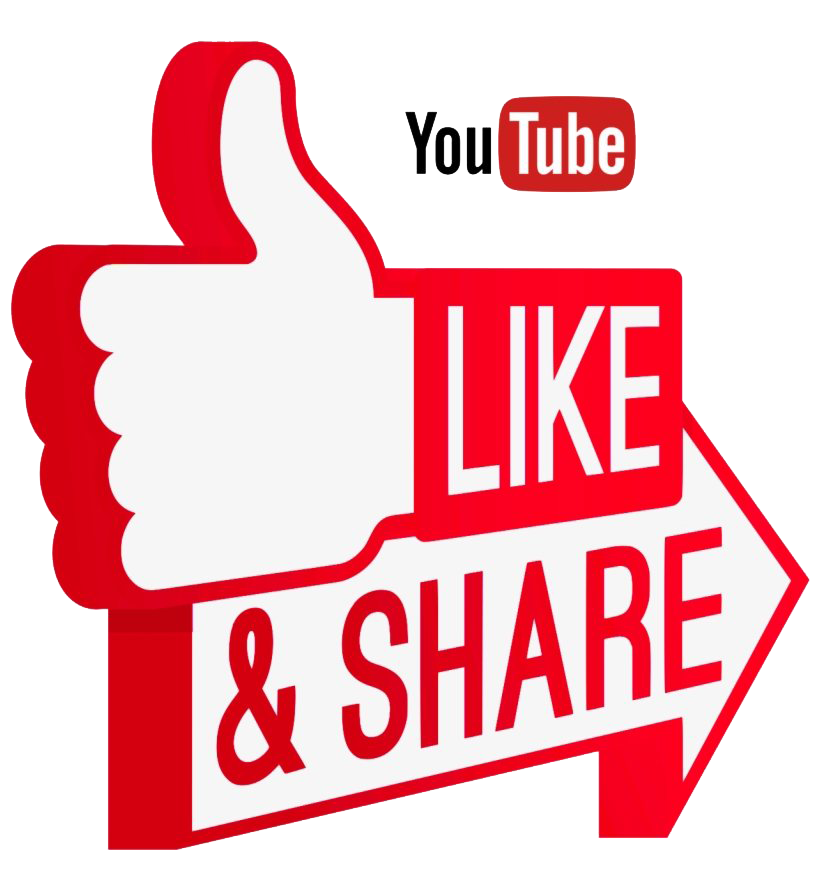 Like Share Subscribe Button PNG
