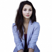 Cheveux longs Emily Rudd Png Image