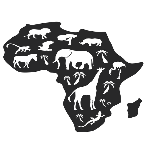 Map of Africa Transparent