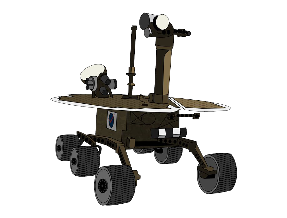 Marte Rover transparente