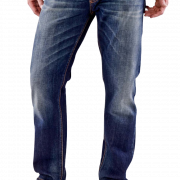 Hombres jeans transparentes