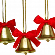Merry Christmas Bell PNG Image