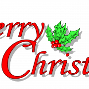 Merry Christmas Text Design PNG