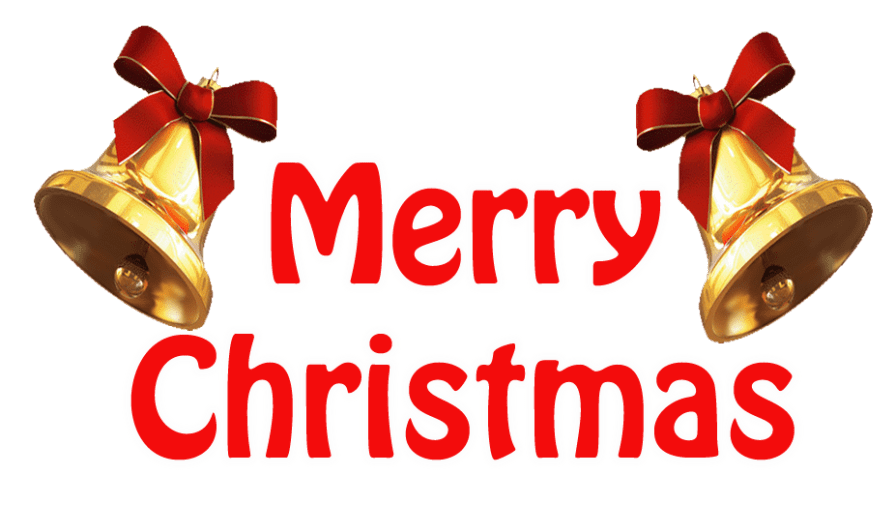 Merry Christmas Text Design PNG Clipart