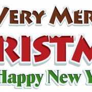 Merry Christmas Text Design รูปภาพ PNG