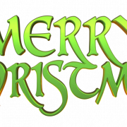 Merry Christmas Text Design PNG Picture