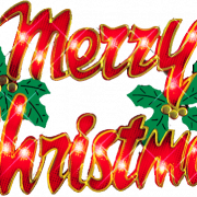 Счастливого рождественского слова Art PNG -файл изображения