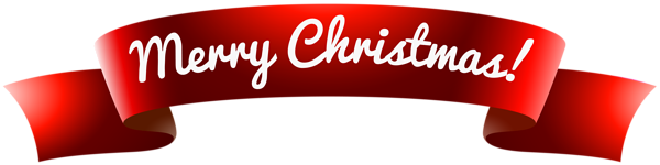Merry Christmas Word Art PNG Image