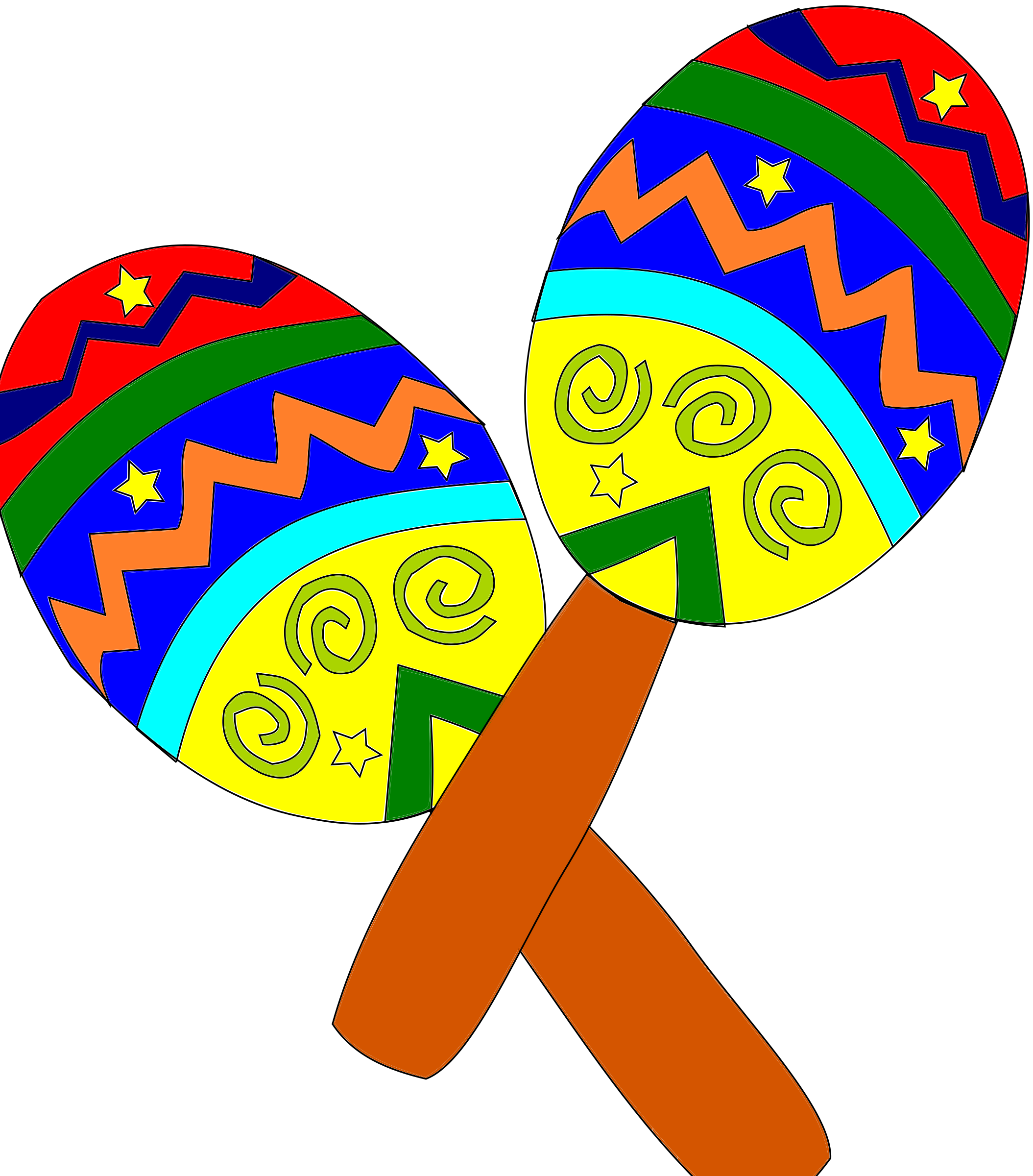Mexican Maracas PNG File