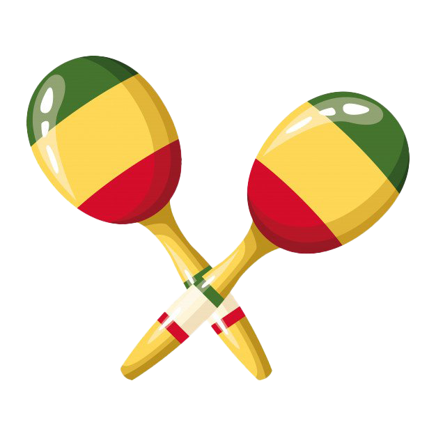 Mexican Maracas PNG Image File
