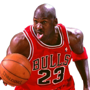 Michael Jordan Amerikan basketbol oyuncusu şeffaf