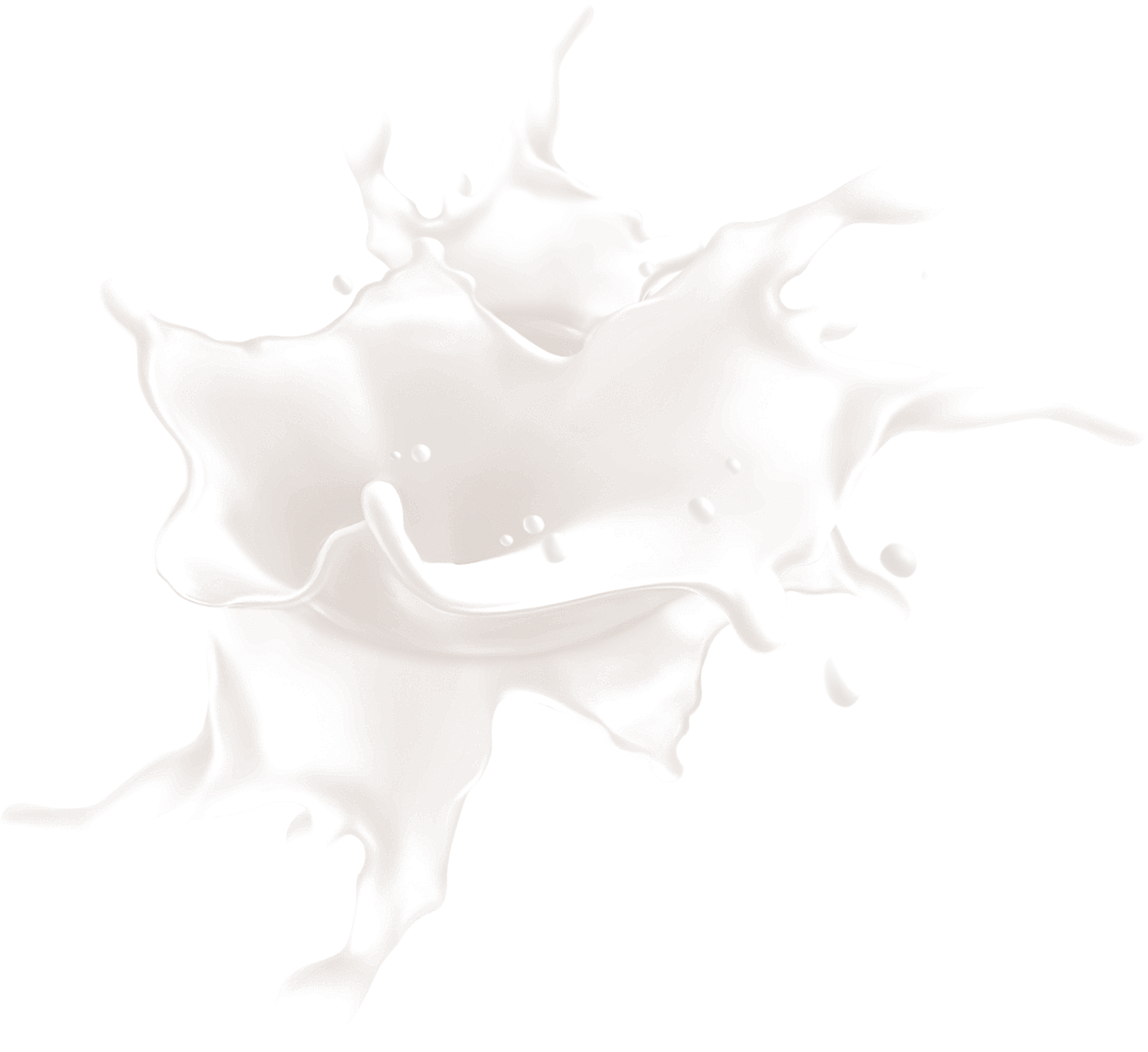 Süt Sıçraması PNG