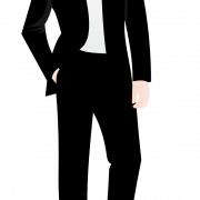 Model Man in Anzug PNG Clipart