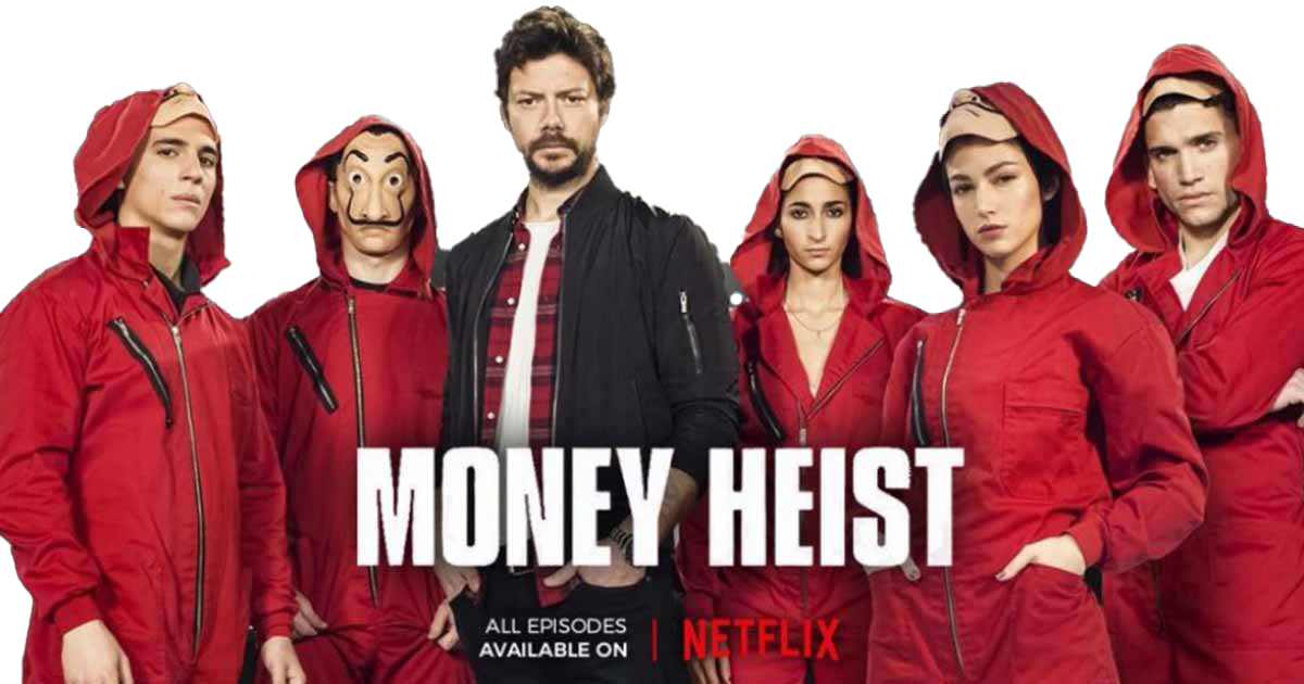 Сериал Money Heist Png Image HD