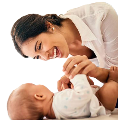 Mother With Baby PNG Image