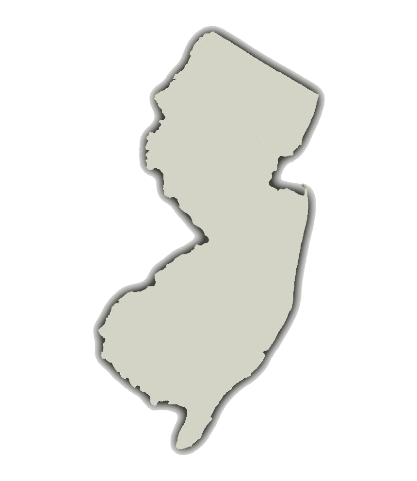 Archivo PNG mapa de Nueva Jersey