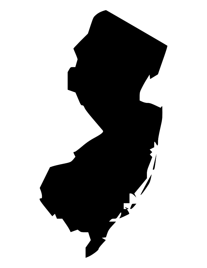 New Jersey Map PNG Image