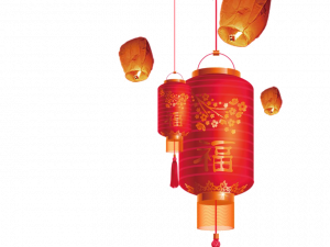 Nieuwjaar Chinese lantaarn
