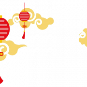 Neujahr Chinese Lantern PNG kostenloser Download