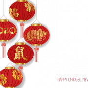 Año Nuevo Imagen gratuita de PNG de linterna china