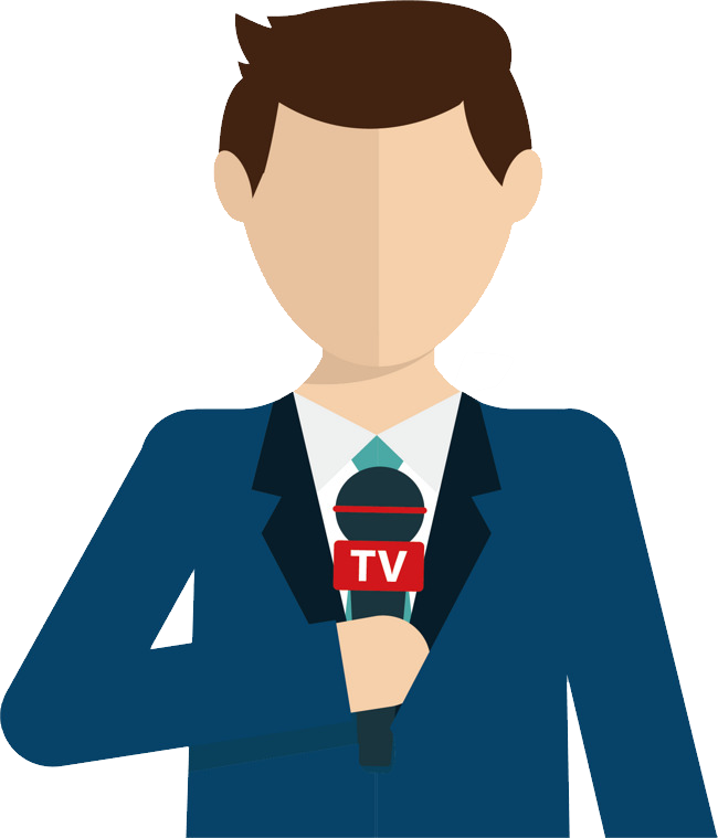 News Reporter PNG Pic