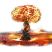 Explosión de explosión nuclear PNG Clipart