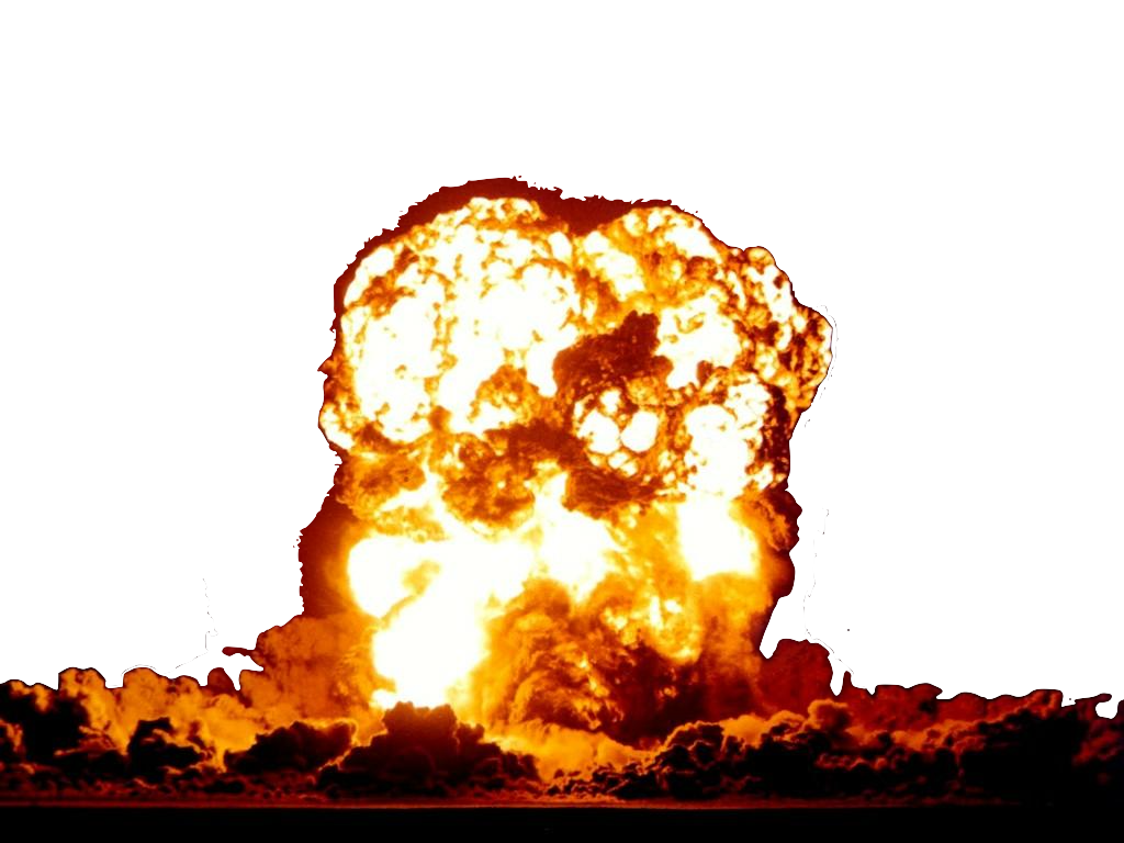 Nuclear Explosion Blast PNG Pic