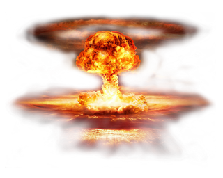 Nuclear Explosion PNG HD Image