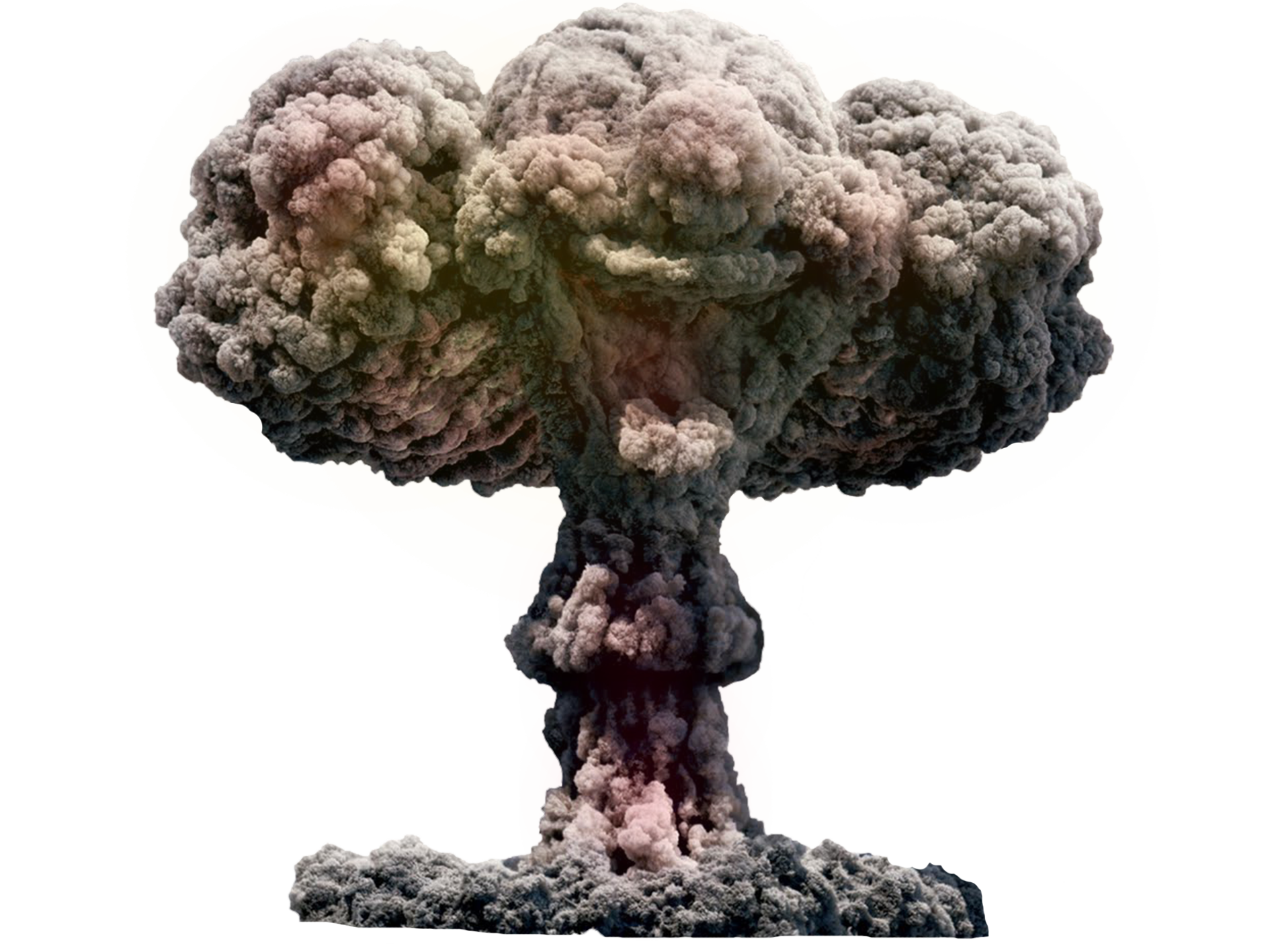 Nucleaire explosie PNG Hoge kwaliteit afbeelding