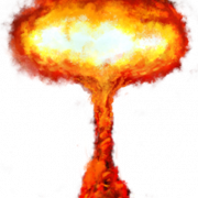 Explosion nucléaire PNG Image HD