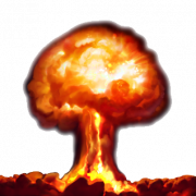 Foto png di esplosione nucleare