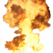 Explosión nuclear PNG Foto de HD transparente