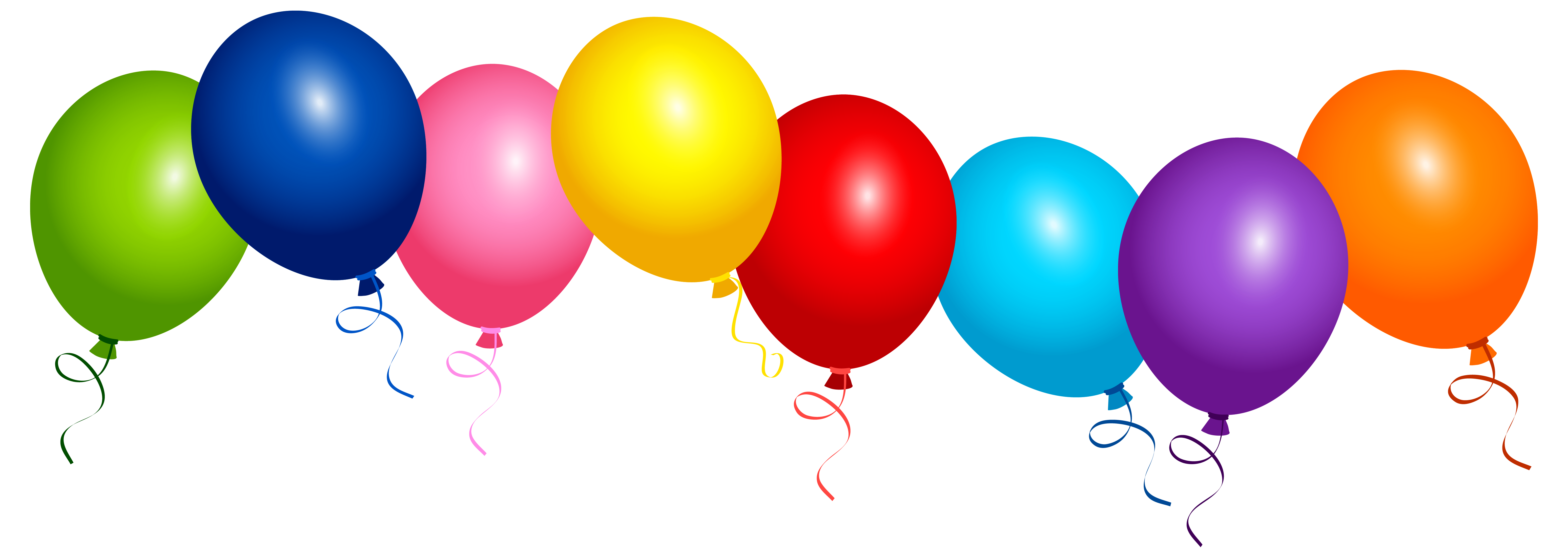 Party Balloons PNG Clipart