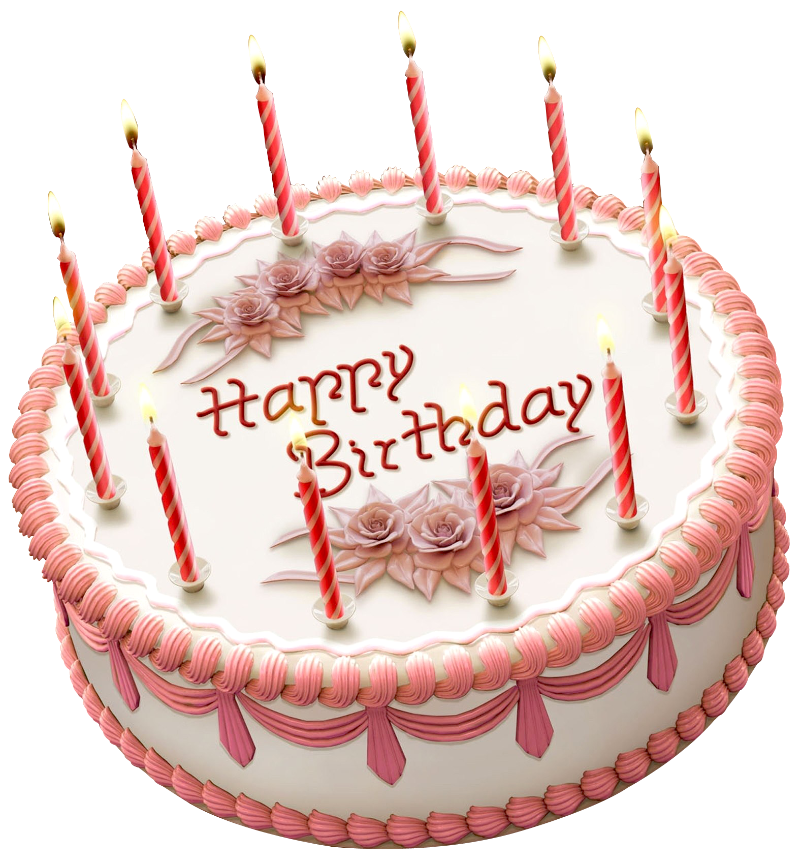 Pink Cake PNG Picture