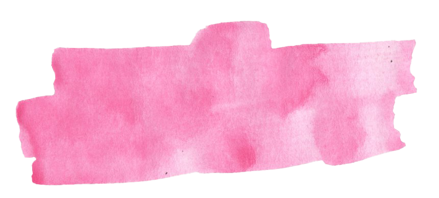 Розовый акварельный клипарт пнн