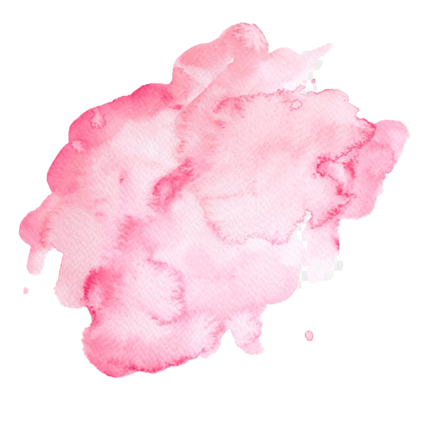 Roze aquarel PNG HD -afbeelding