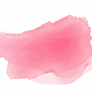 Розовая акварельная прозрачная