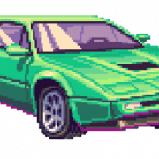 Pixel rétro voiture PNG