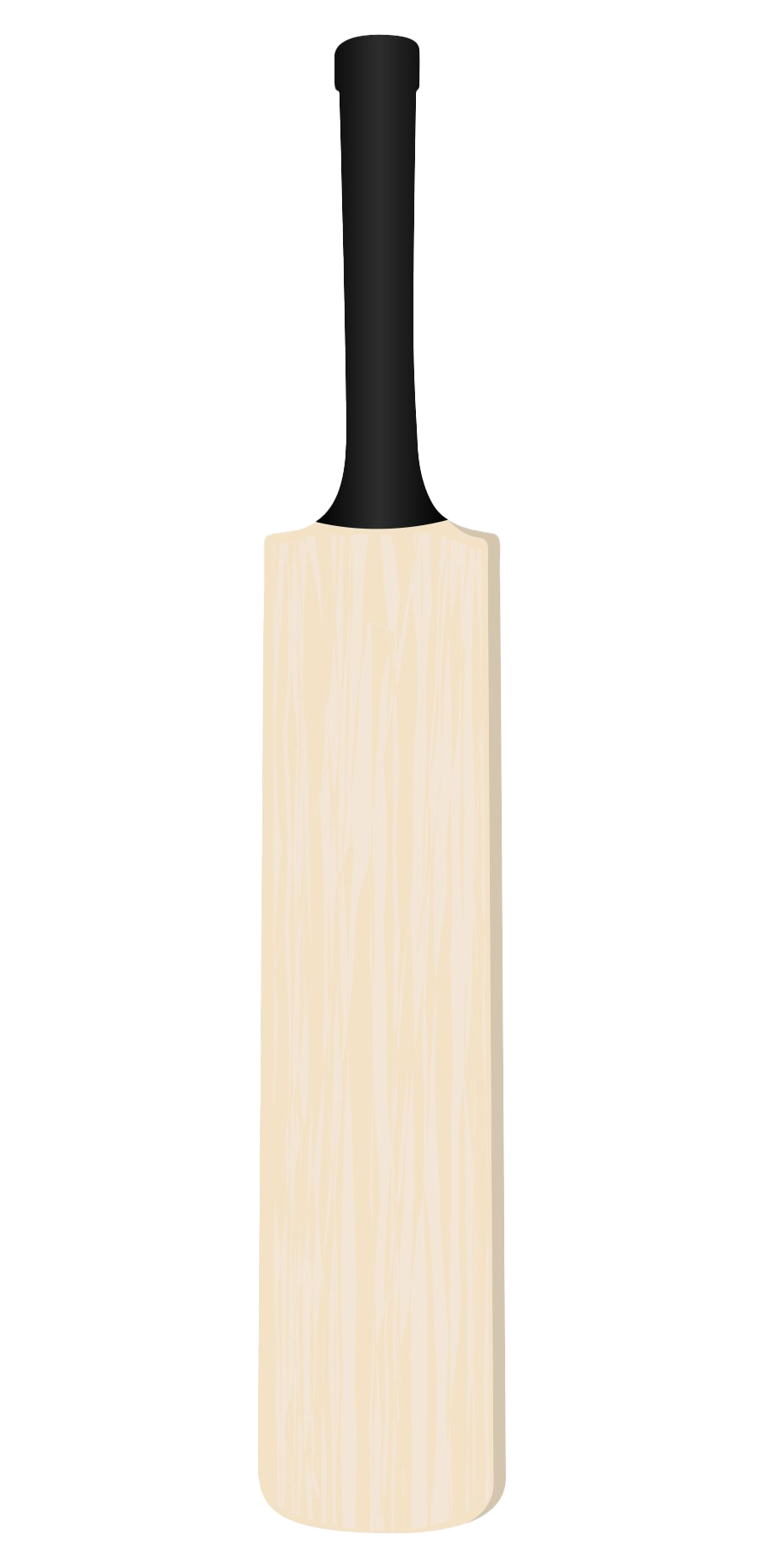 Plain Cricket Bat PNG Image