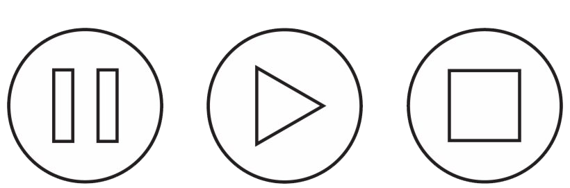 Play Stop Pause Bouton PNG Image