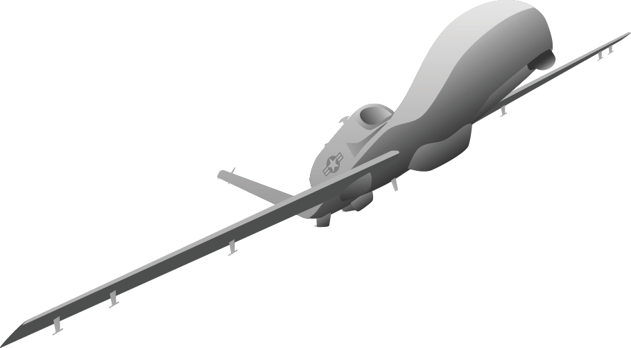 Predator Military Drone PNG Picture