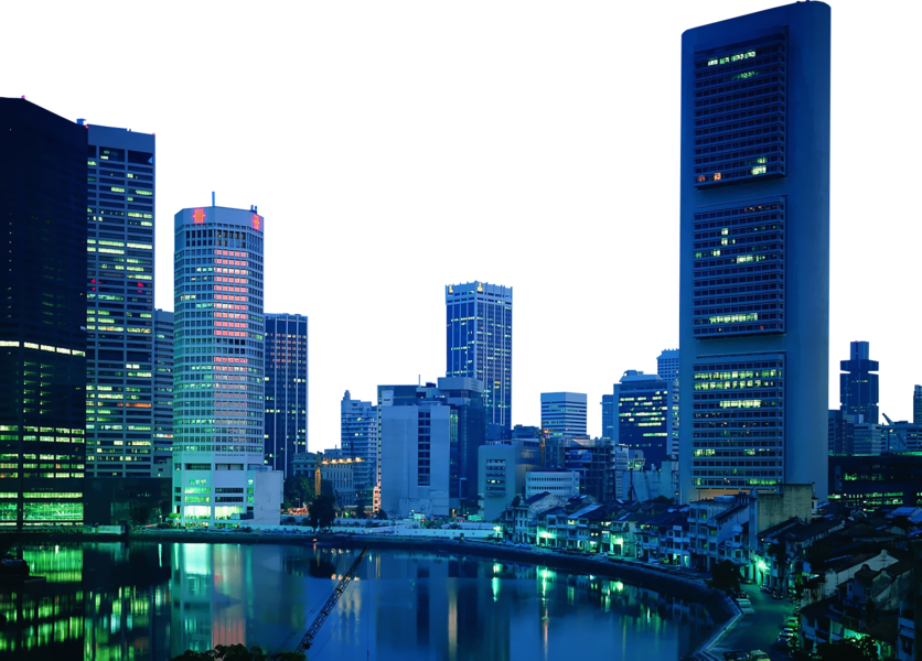 Pretty Night City PNG Clipart