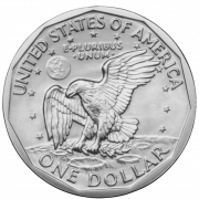 PNG de moneda de plata pura