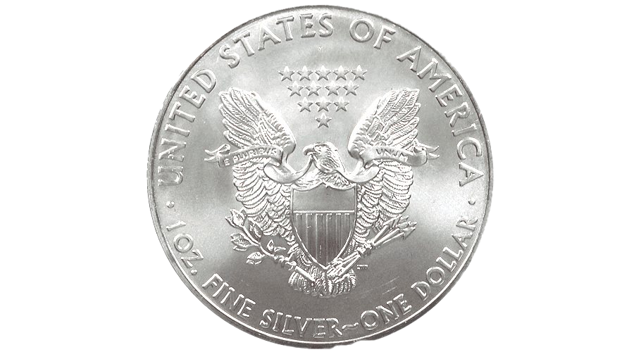 Pure Silver Coin PNG Clipart